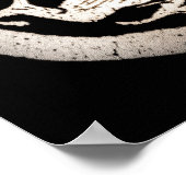 Antikes chinesisches Drachenschlupfen Poster (Ecke)