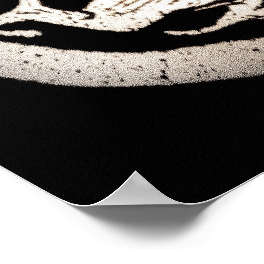 Antikes chinesisches Drachenschlupfen Poster (Ecke)