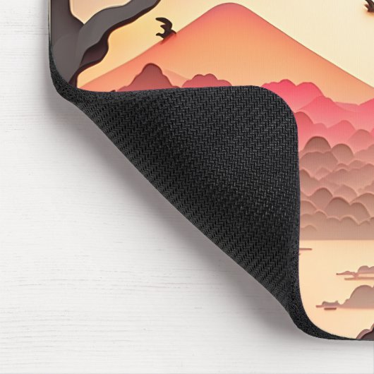 Antikes chinesisches Papier schneiden Mousepad (Ecke)