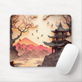 Antikes chinesisches Papier schneiden Mousepad (Mit Mouse)
