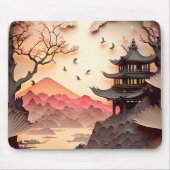 Antikes chinesisches Papier schneiden Mousepad (Vorne)
