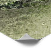 Antikes Chinesisches Tinten-Malertal Poster (Ecke)