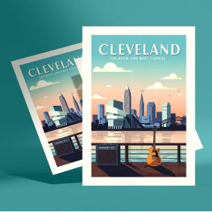 Antikes Cleveland Ohio Postkarte