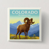 Antikes Colorado Button (Vorderseite)