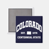 Antikes Colorado Magnet (Vorderseite/Rückseite)