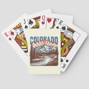Antikes Colorado Spielkarten