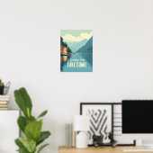 Antikes Comer See Poster (Heimbüro)