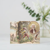 Antikes Connecticut Postkarte (Stehend Vorderseite)