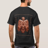 Antikes Copper Peoria Falcon Restauriert T-Shirt (Rückseite)