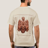 Antikes Copper Peoria Falcon Restauriert T-Shirt (Rückseite)