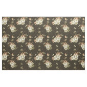 Antikes cremefarbenes Blumenmuster Stoff (Yard (91,4 cm))