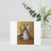 Antikes Cricket Postkarte (Stehend Vorderseite)
