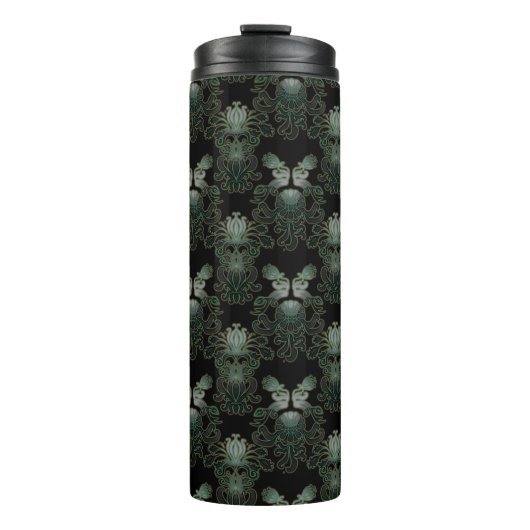 Antikes Damastmuster Thermosbecher (Vorderseite)