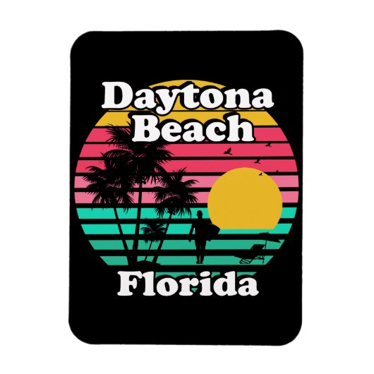 Antikes Daytona Beach Florida Magnet (Vertikal)