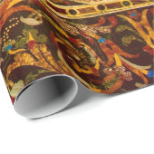 Antikes Dekorationsmuster aus italienischem Edelst Geschenkpapier (Rolleneckpunkt)