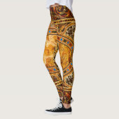 Antikes Dekorationsmuster aus italienischem Edelst Leggings (Links)