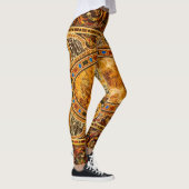Antikes Dekorationsmuster aus italienischem Edelst Leggings (Rechts)