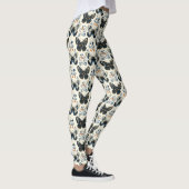 Antikes Delft Blau Schmetterling & Botanik Leggings (Rechts)