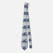 Antikes Delft Blauer Tile - Groß im Gras Krawatte (Vorderseite)