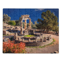 Antikes Delphi Griechenland - Historischer Tempel