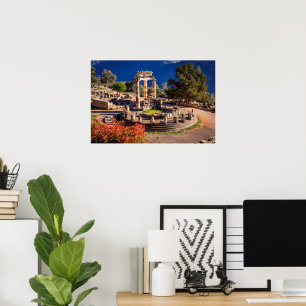 Antikes Delphi Griechenland Ruinen Fotoabzug – His Poster