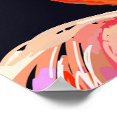 Antikes Denkmal von Apollo. Schöne Kunst Poster (Ecke)