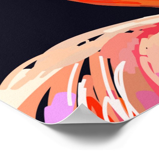 Antikes Denkmal von Apollo. Schöne Kunst Poster (Ecke)