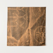 Antikes Design an der Höhlenwand. Geschichte des A Wandteppich (Vorderseite (Horizontal))