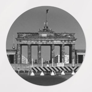 Antikes Deutschland Berlin Brandenburger Tor Etiketten