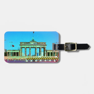 Antikes Deutschland Berlin Brandenburger Tor Gepäckanhänger