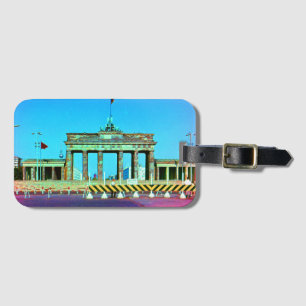 Antikes Deutschland Berlin Brandenburger Tor Gepäckanhänger