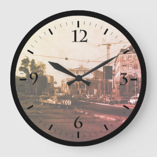 Antikes Deutschland Frankfurt Oper Großuhr Große Wanduhr