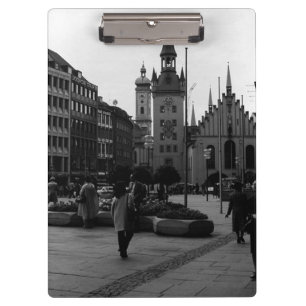 Antikes Deutschland München Kirche Marienplatz Klemmbrett