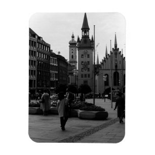 Antikes Deutschland München Kirche Marienplatz Magnet