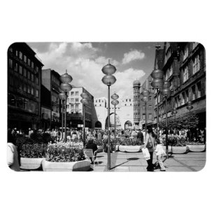 Antikes Deutschland München Stadttor Karistor 1970 Magnet