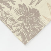 Antikes Dinosaurier-Toile-Muster Fleecedecke (Ecke)