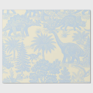 Antikes Dinosaurier-Toile-Muster Geschenkpapier