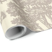 Antikes Dinosaurier-Toile-Muster Geschenkpapier (Rolleneckpunkt)