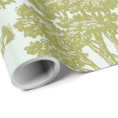 Antikes Dinosaurier-Toile-Muster Geschenkpapier (Rolleneckpunkt)