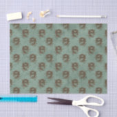 Antikes Drachenmuster Seidenpapier (Handwerk)