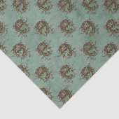 Antikes Drachenmuster Seidenpapier (Ausschnitt)