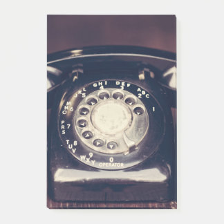 Antikes Drehtelefon Post-it Klebezettel