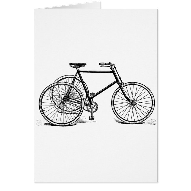 Antikes Dreirad (Vorne)