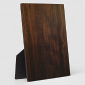 Antikes dunkles Holzdesign Fotoplatte (Seite)