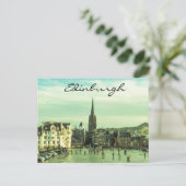 Antikes Edinburgh Postkarte (Stehend Vorderseite)