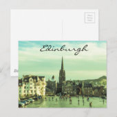 Antikes Edinburgh Postkarte (Vorne/Hinten)