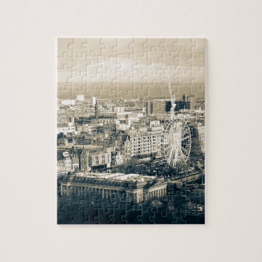 Antikes Edinburgh Puzzle (Vertikal)