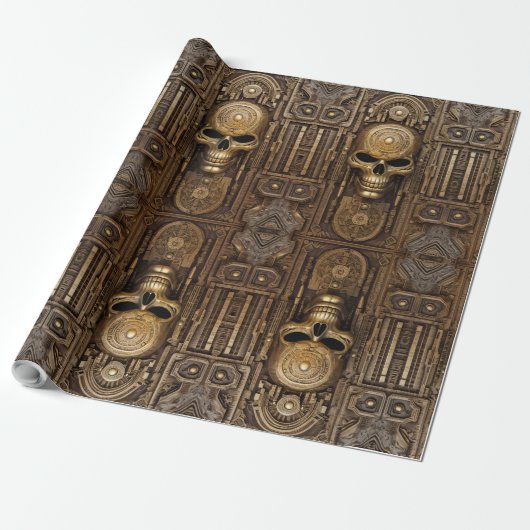 Antikes Elegante: Celtic & Egyptian Fusion Wrappin Geschenkpapier (Ungerollt)