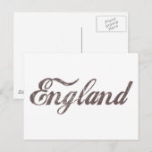 Antikes England Postkarte (Vorne/Hinten)