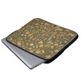 Antikes englisches Nadelspitzen-Baum-des-Lebens-un Laptopschutzhülle (Vorne Knopf)